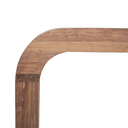 DOM - Comptoir arrondi en teck recyclé - 180x40x100cm