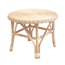 ERIA - Table basse ronde en rotin D60 H57