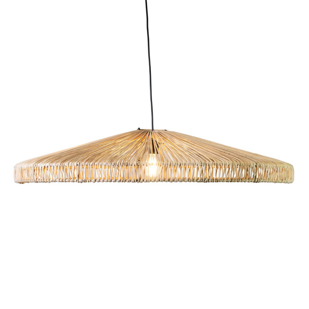 ESSO - Suspension en rotin naturel D90H18cm