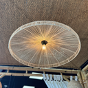 ESSO - Suspension en rotin naturel D90H18cm