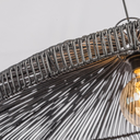 ESSO - Suspension en rotin noir D90H18cm