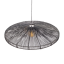 ESSO - Suspension en rotin noir D90H18cm