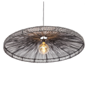 ESSO - Suspension en rotin noir D90H18cm