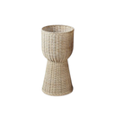 FLORENCE - Lot de 2 grands cache
 pots sur pied en rotin D35H60, D45H80