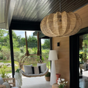 FRUIT NAT - Suspension fruit en rotin D100