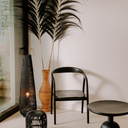 Feuille de rayung et tige bambou L70xl1xh215cm NOIR