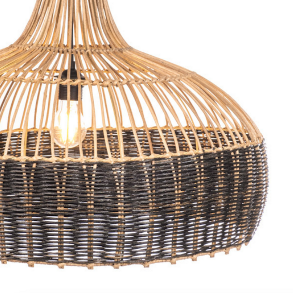 GAELLE - Suspension en rotin 60*60*40