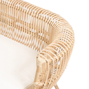 HAVANA - Banquette en rotin avec coussin L150*l75*h74