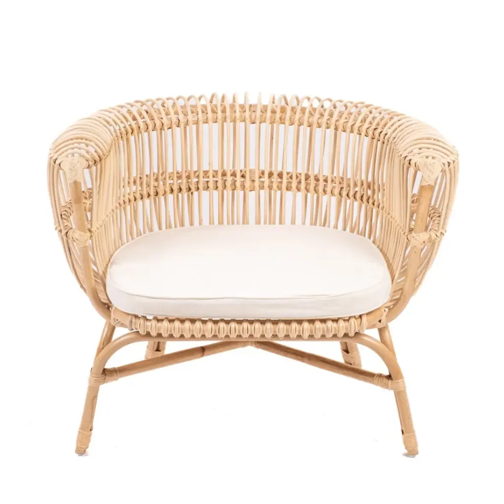 HAVANA - Fauteuil en rotin avec coussin L92*l70*h75