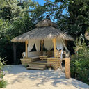 HYDILE - Gazebo en bambou 4m*4m Toiture