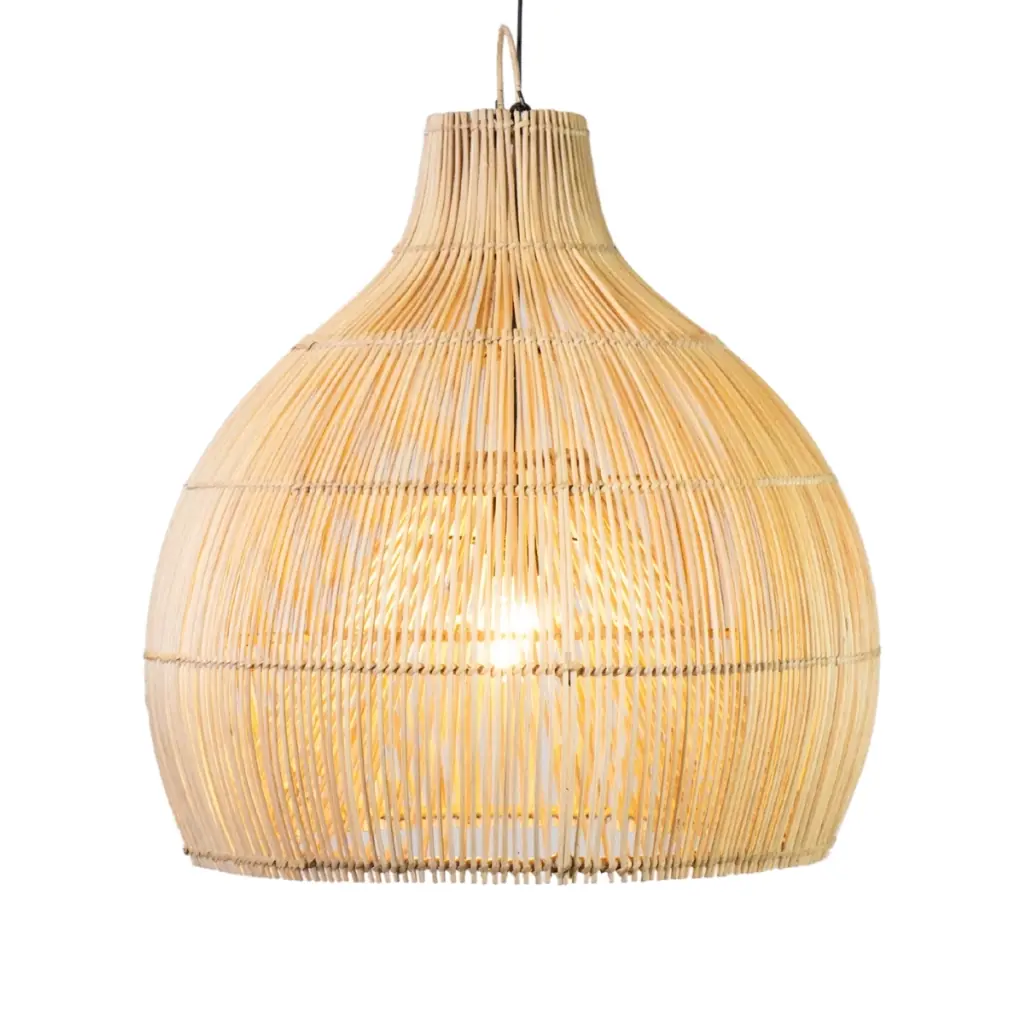KUBA XL - Suspension en rotin Diamètre 50cm Hauteur:50cm