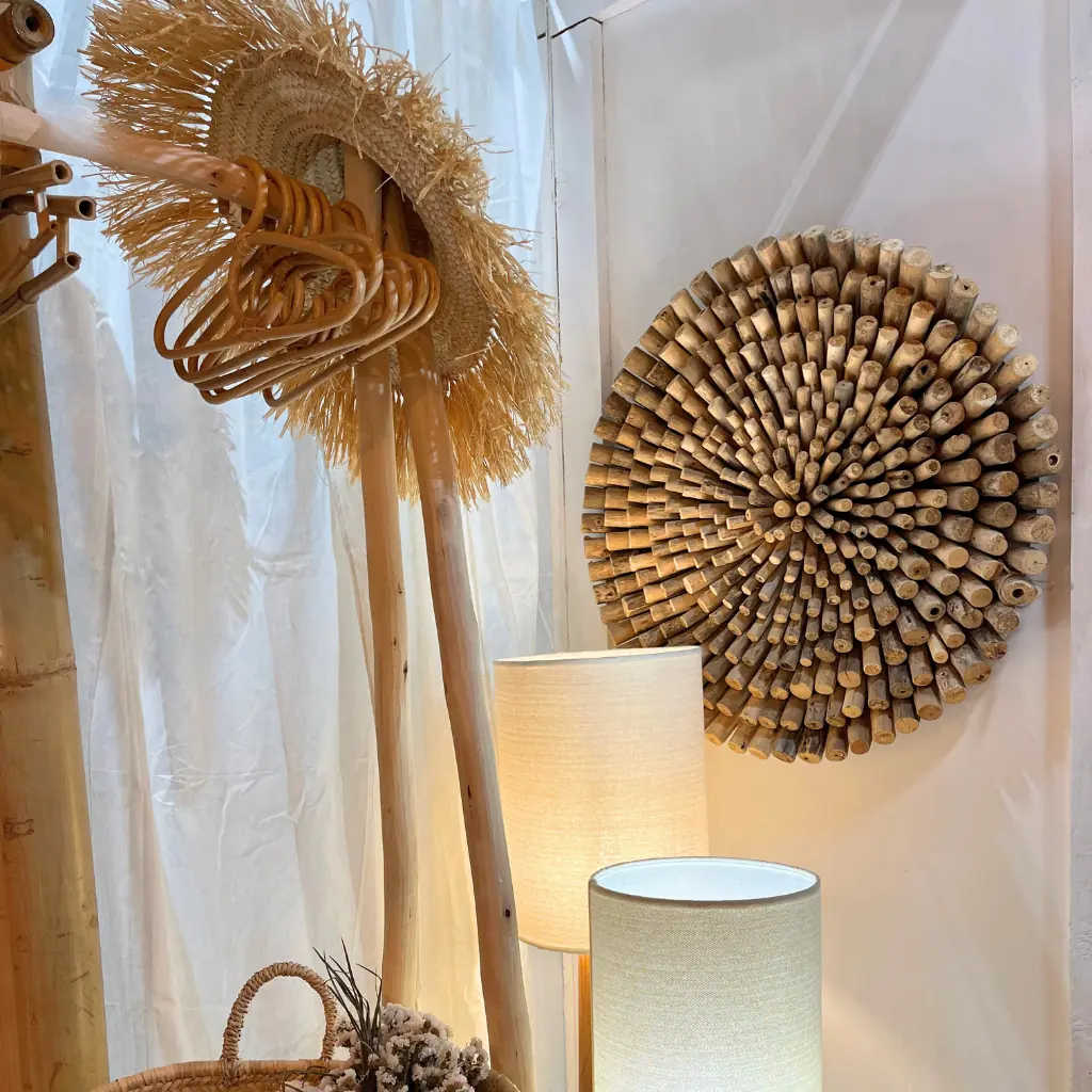 LANA - Décor mural en bois flotté D75