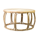 LOUISE - Table basse en rotin D80*H45