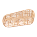 LULLI - Banquette design en rotin avec coussin L174*l65*H70
