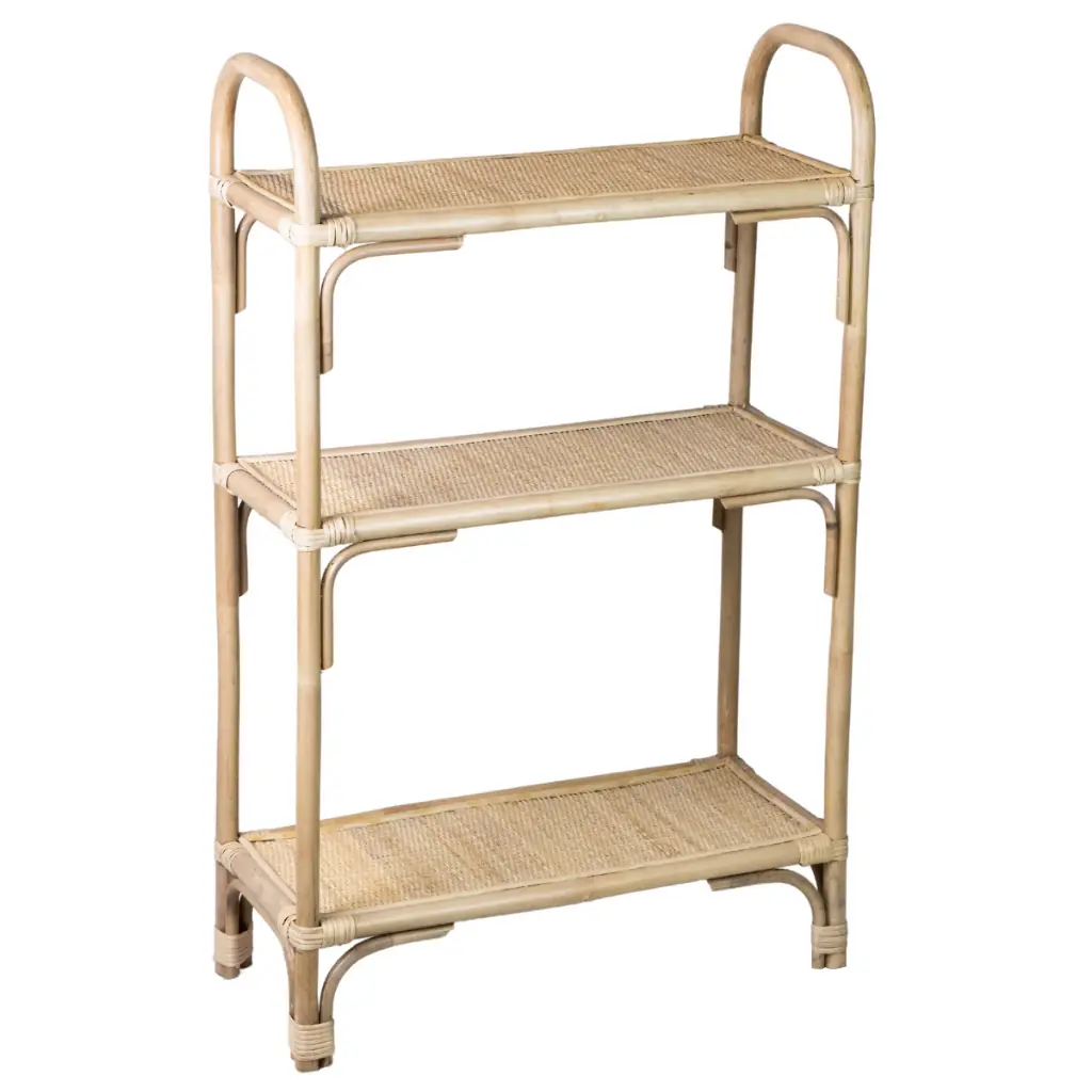 MAKO - Etagère en rotin L60*l25*h97cm