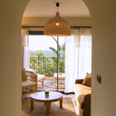 MAYA - Suspension en rotin  D60cm H50cm