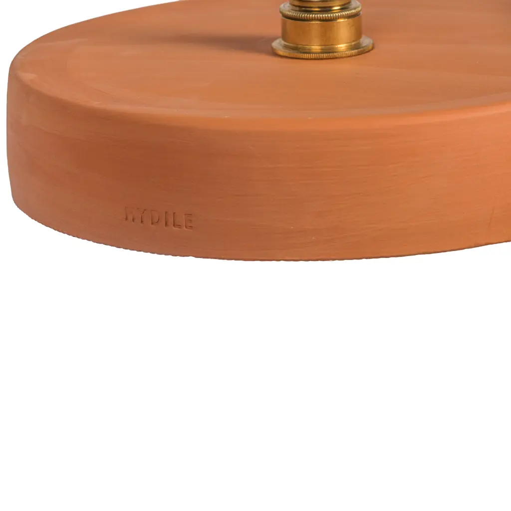 MICHELE TAILLE L - Suspension en terre cuite Ocre D29xH6,5cm