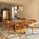 MICHELE TAILLE S - Suspension en terre cuite Ocre D24cmxH6,5cm