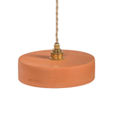 MICHELE TAILLE S - Suspension en terre cuite Ocre D24cmxH6,5cm