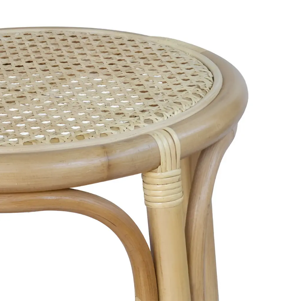 NELSON - Table d'appoint en rotin L40xl40xH75cm
