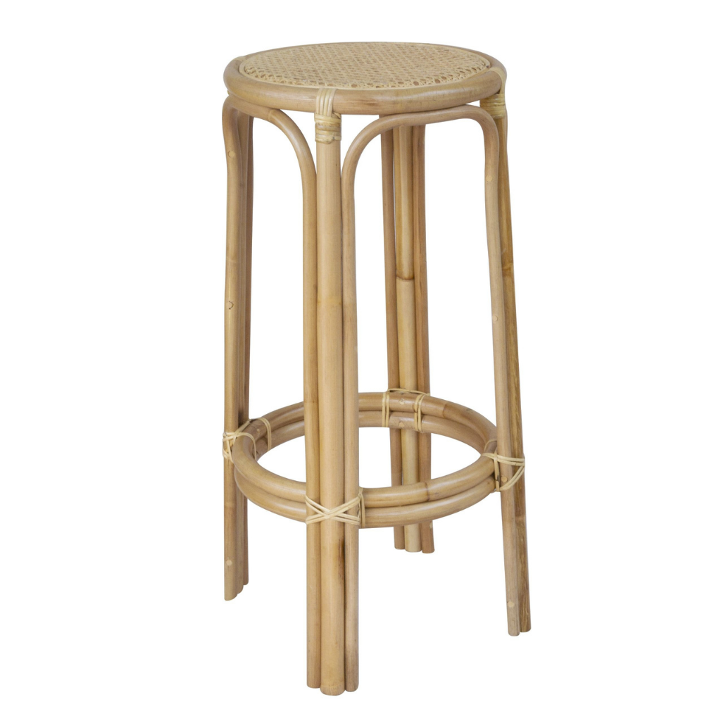 NELSON - Table d'appoint en rotin L40xl40xH75cm