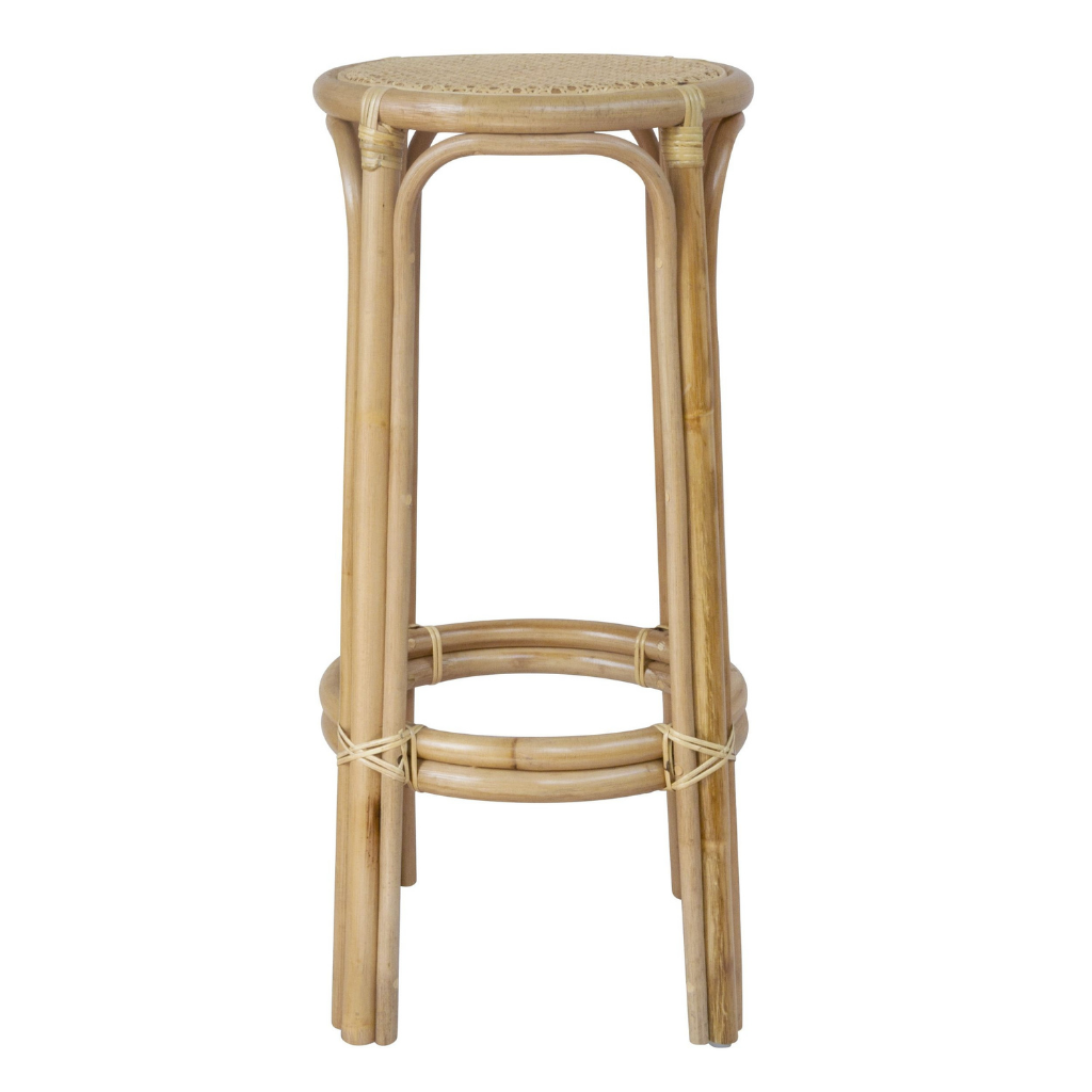 NELSON - Table d'appoint en rotin L40xl40xH75cm