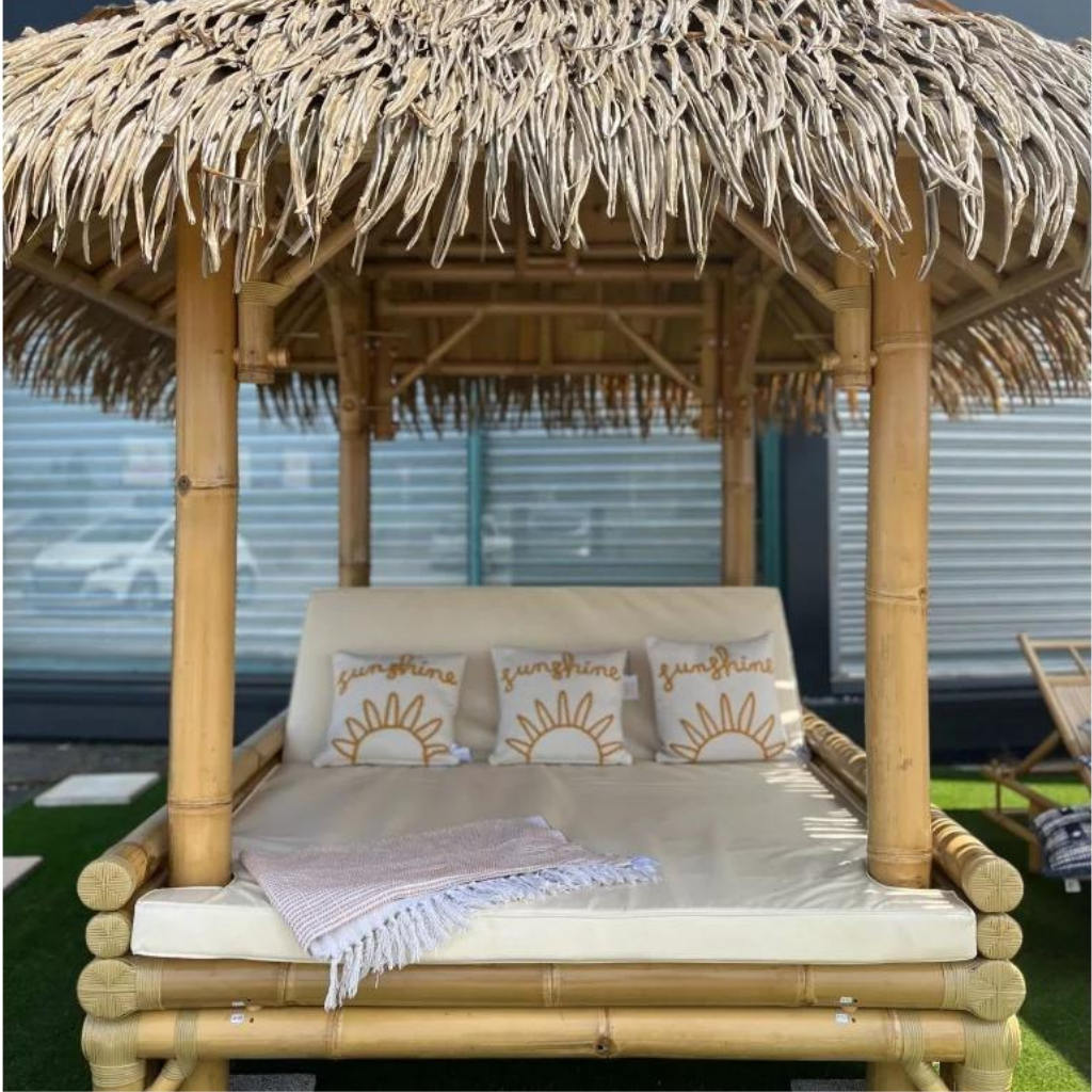 NIKIBED - Structure en bambou 2m65 x 3m05 rabattable