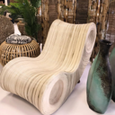 PALALOUM - Fauteuil rotin Hauteur: 81.5 Longueur 140 Largueur 64