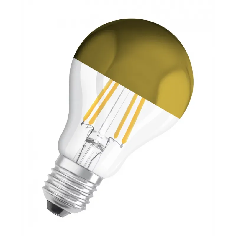Ampoule LED E27 demi-chromée
