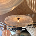 ESSO XL - Suspension en rotin naturel