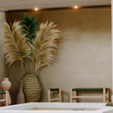 Feuille de rayung et tige bambou  NATUREL