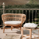 HAVANA - Fauteuil en rotin avec coussin