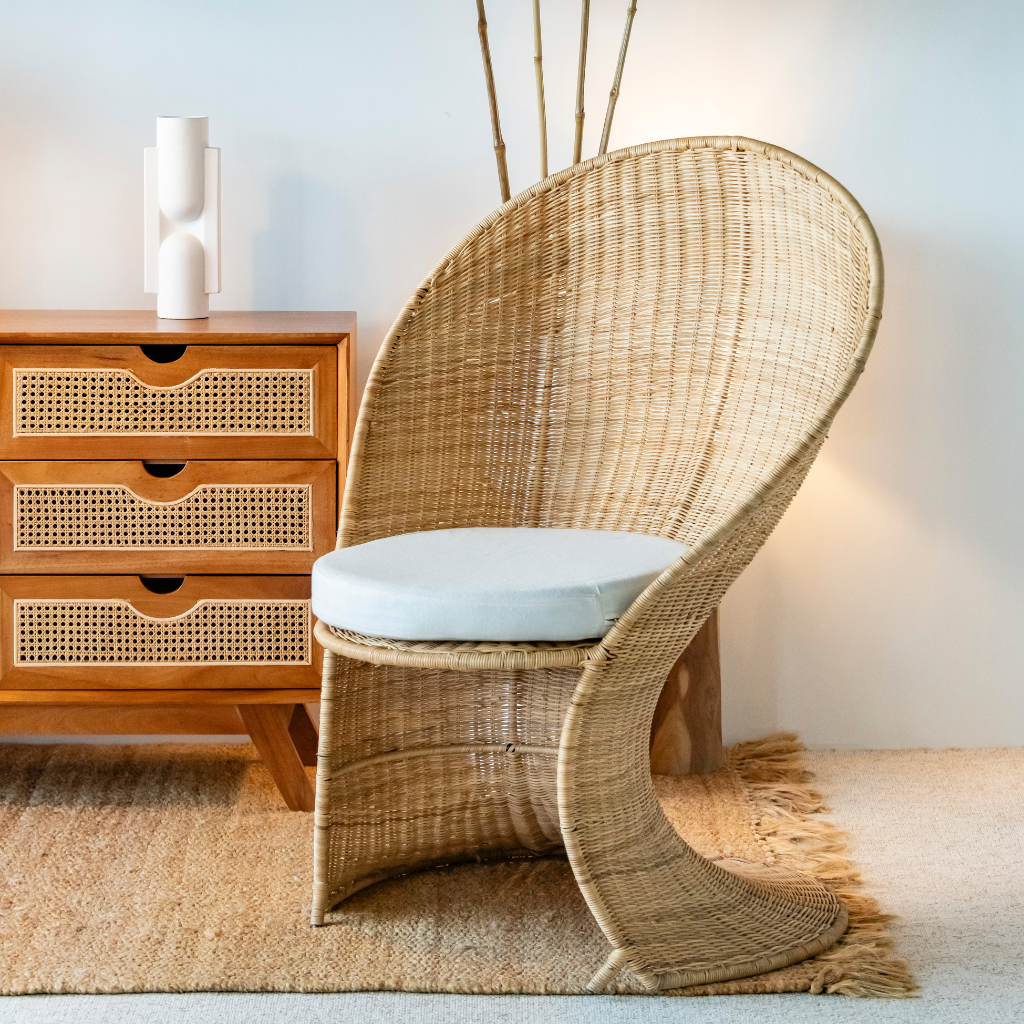 [3760428961747] LINZO - Fauteuil original en rotin