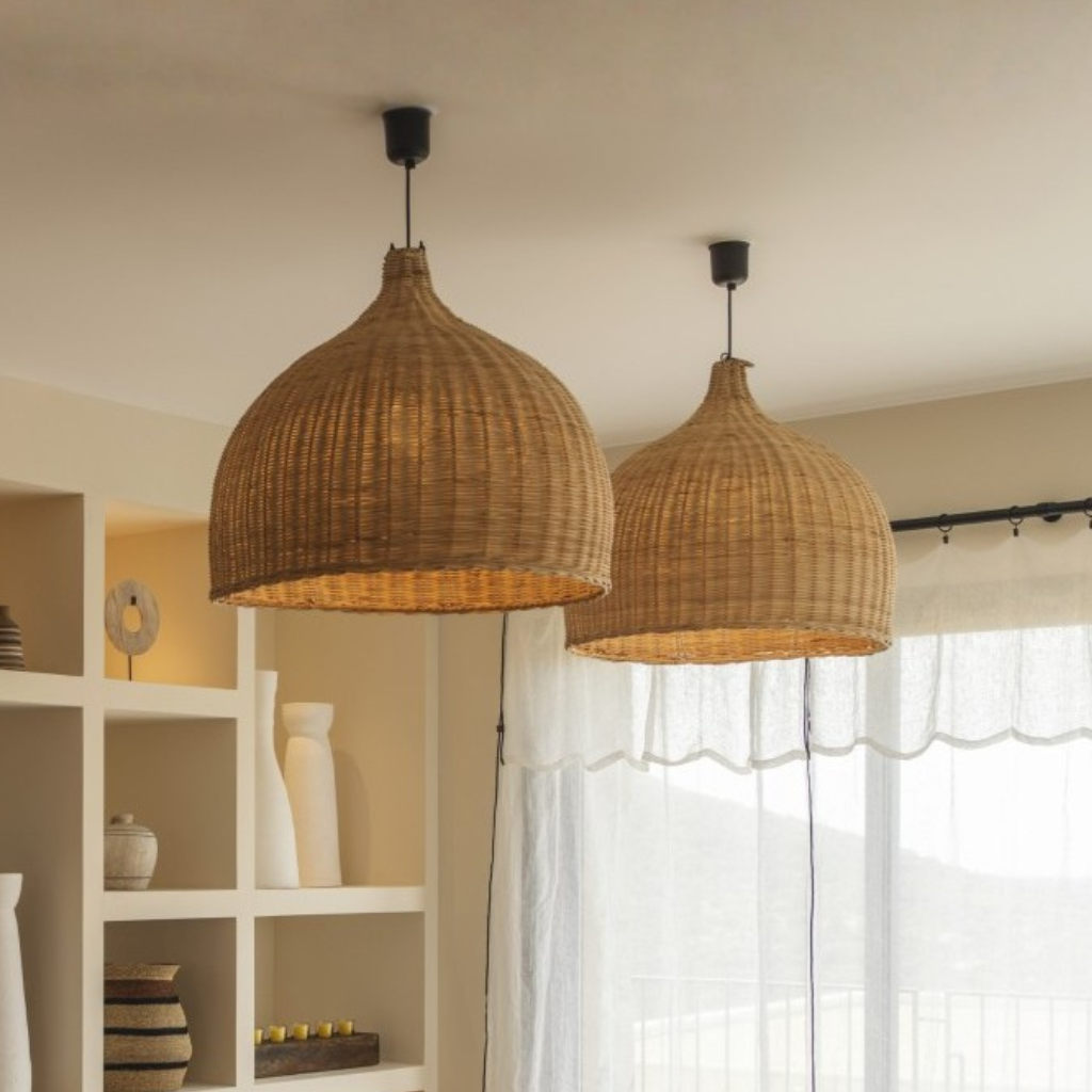 MAYA - Suspension en rotin