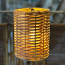 NATURAL YUNIS - Suspension cylindrique naturelle en rotin