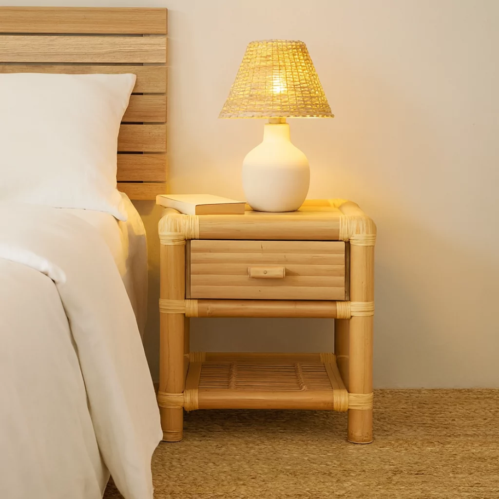 [3760428962348] ORIA - Table de chevet en bambou