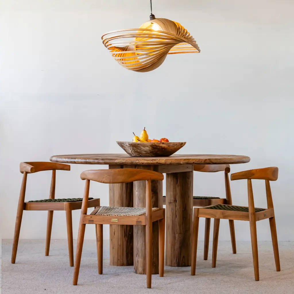 [3760428963628] TODD - Suspension en bambou D70cm