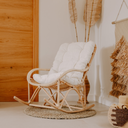 YASPER - Fauteuil en rotin à bascule