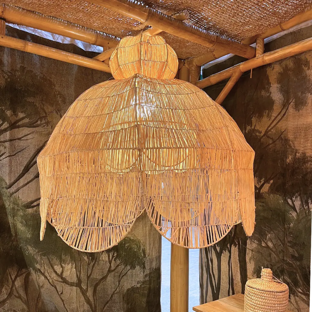 SACHA - Suspension XXL en raphia