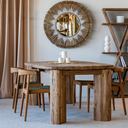 VASCO M - Table rectangle en teck recyclé