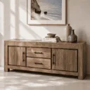 ACHILLE - Buffet en teck recyclé