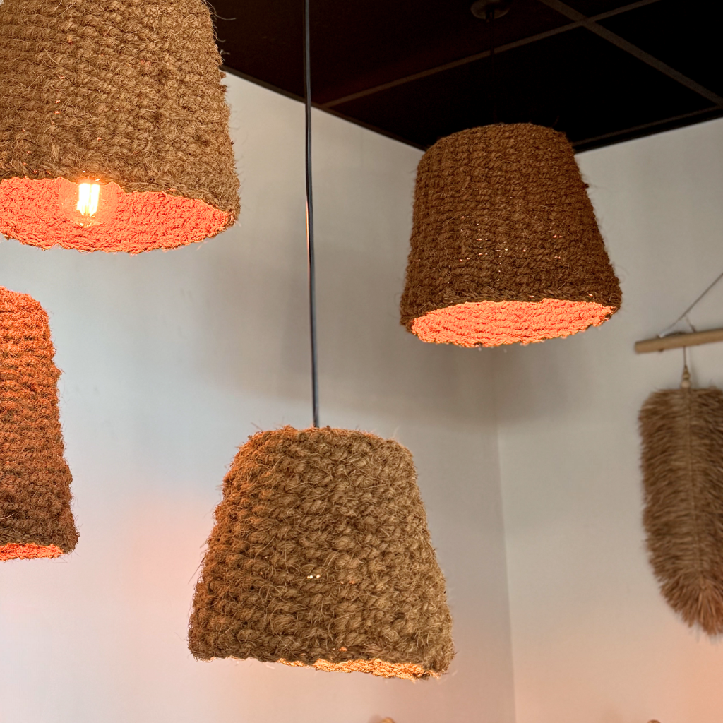 [3760428963499] TALA M - Suspension conique en fibre de coco