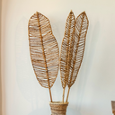 FOLIA - Feuille tressée de bananier et tige en bambou