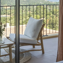 YAGO - Fauteuil en teck avec coussin outdoor