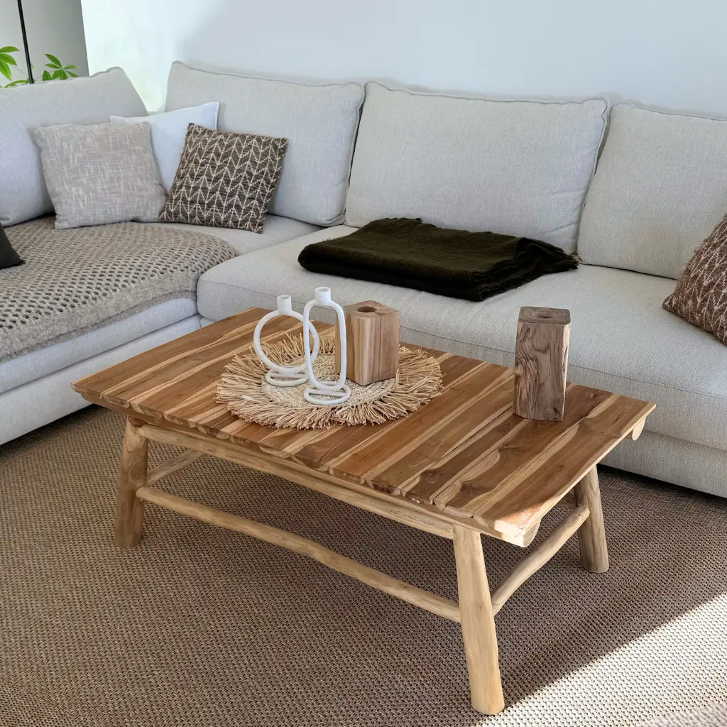 YAG - Table basse en teck