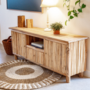 PIERROT - Buffet en branche de teck