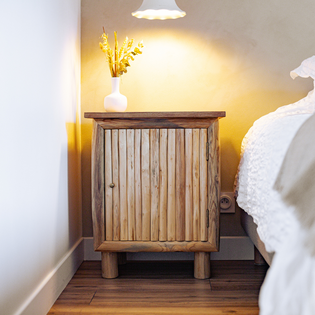 [3760428962607] PIERRETTE - Chevet en branche de teck