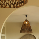 JOSY - Lot de deux suspensions en feuilles de bananier