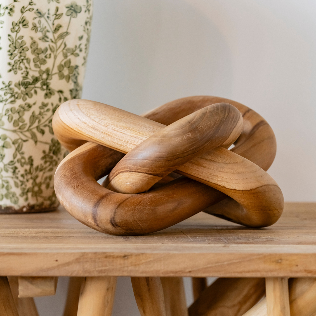 CARRA - Objet décoratif en teck