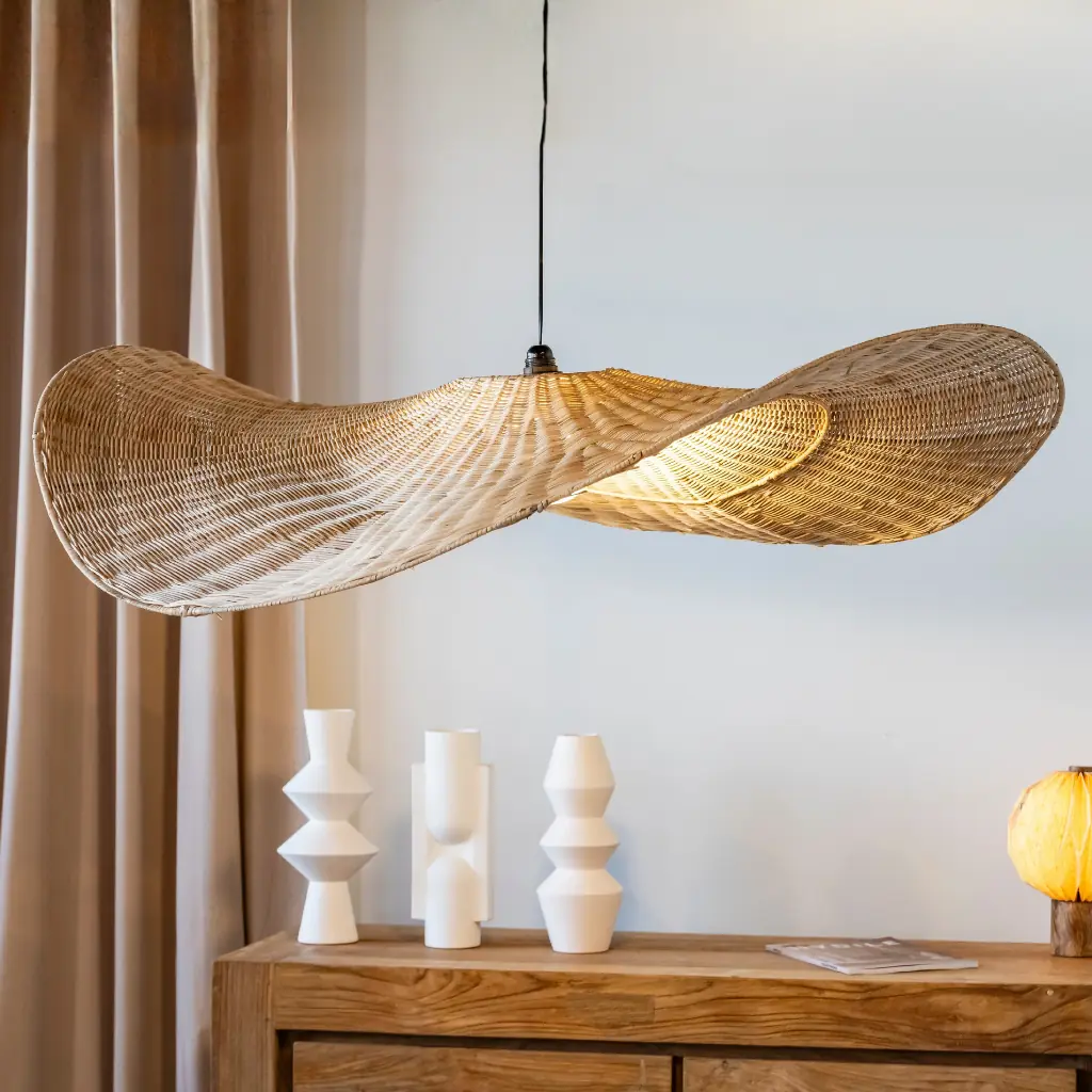 [3760428963772] VOLTIGE - Suspension XXL en rotin